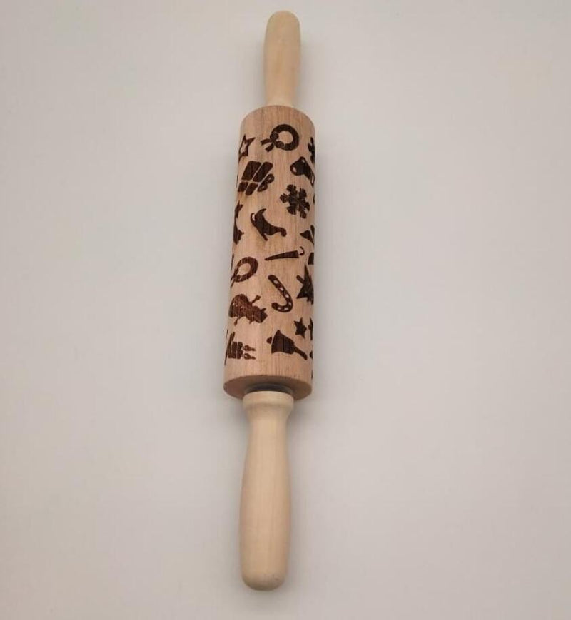 Rolling Pin Christmas Embossing