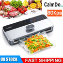 CalmDo 80 Kpa Vacuum Food Sealer Machine Automatic Manual Dry Wet Food Bag UK