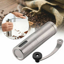 Home Portable Manual Coffee Grinder Stainless Steel with Ceramic Burr Bean Mill