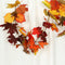 2Pcs 6ft Artificial Christmas Fall Maple Leaf Garland Hanging Plant Home Decor