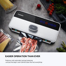 CalmDo 80 Kpa Vacuum Food Sealer Machine Automatic Manual Dry Wet Food Bag UK