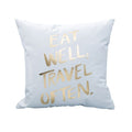 Sofa Square Cotton Linen Decorative Cushion Case