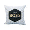 Sofa Square Cotton Linen Decorative Cushion Case