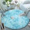 Fluffy Round Rug Carpets for Living Room