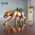 New Leopard Statue Figurine Modern Abstract