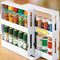 Double Layer Kitchen Spice Organizer Multi-Function