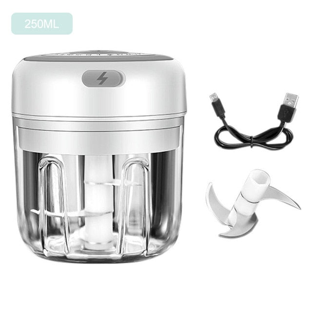 Cordless Portable Electric Mini Garlic Crusher Masher